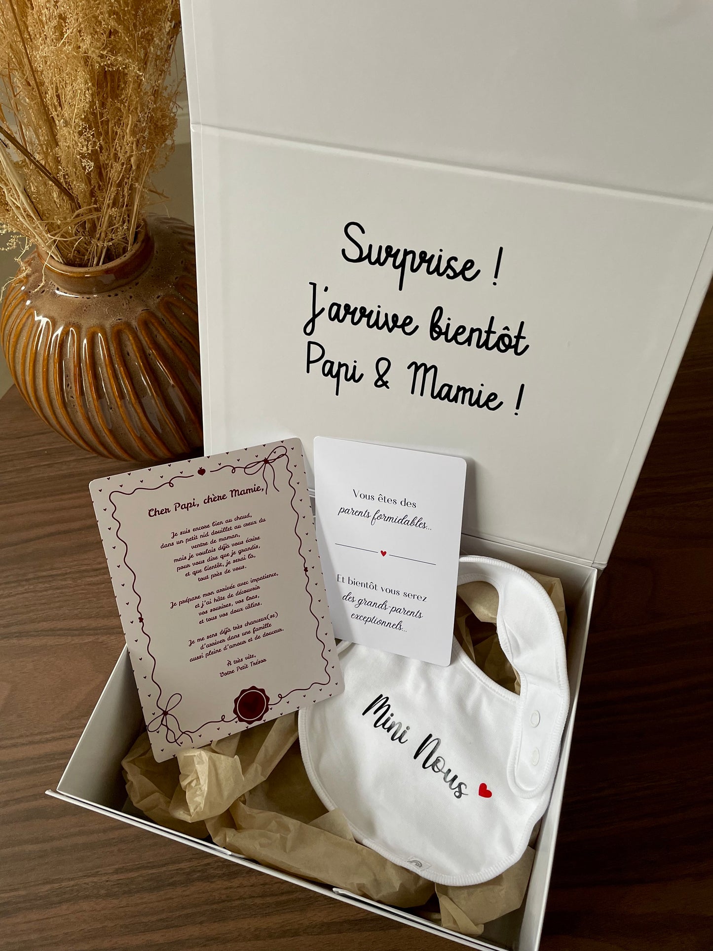 Box annonce grossesse grands-parents