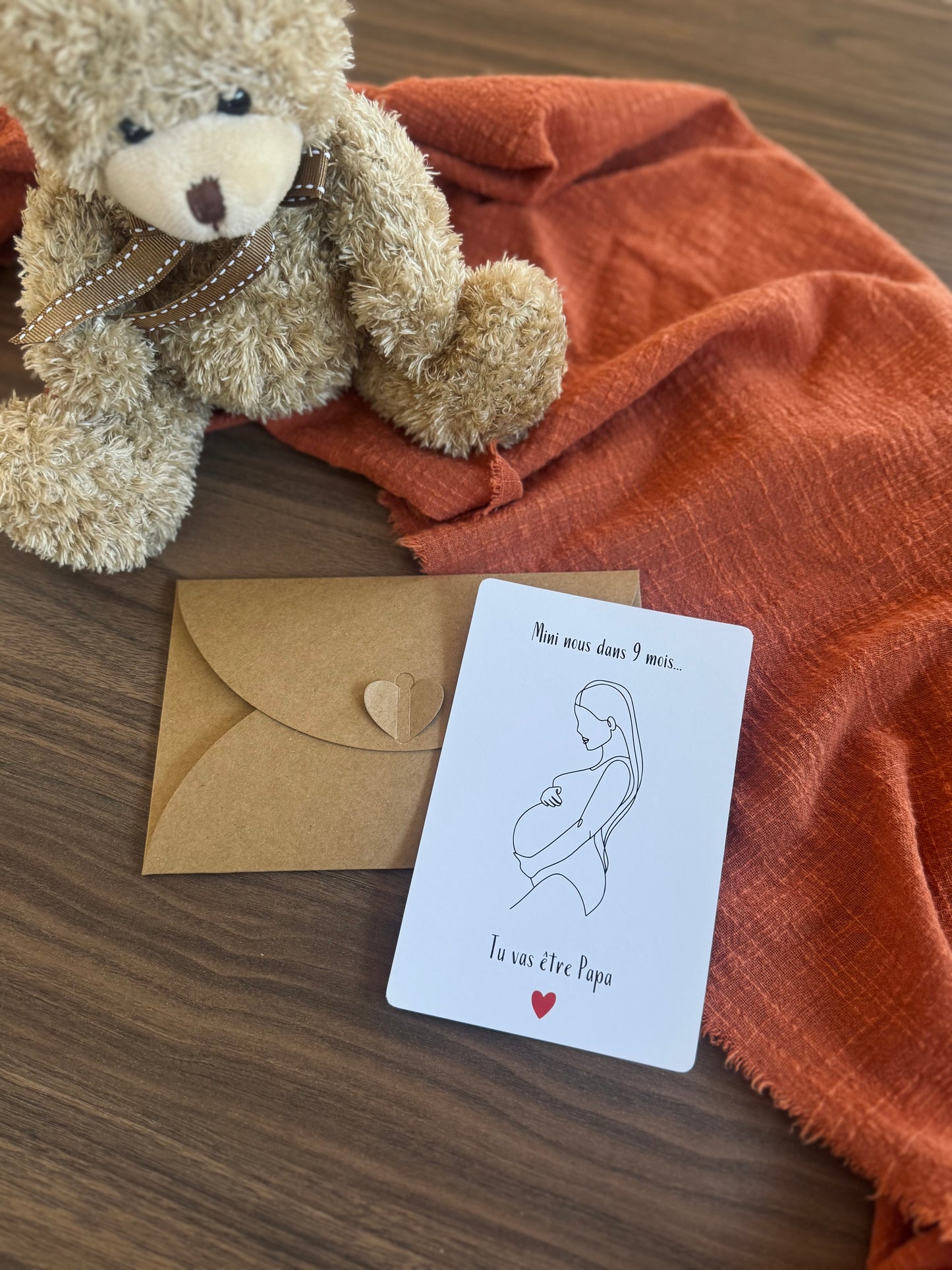 Carte annonce grossesse papa, tu vas être papa