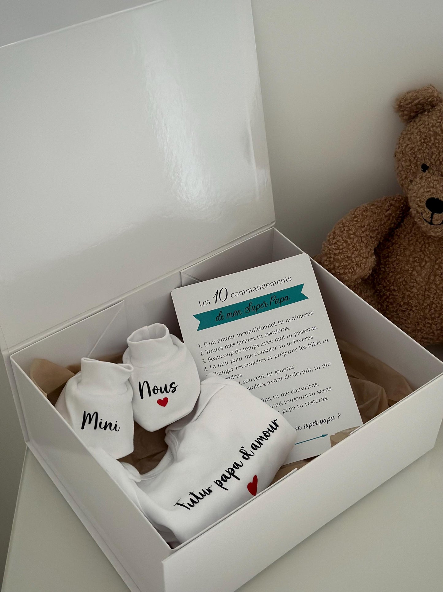 Box annonce grossesse papa - Cadeau futur papa - Idée originale annonce bébé