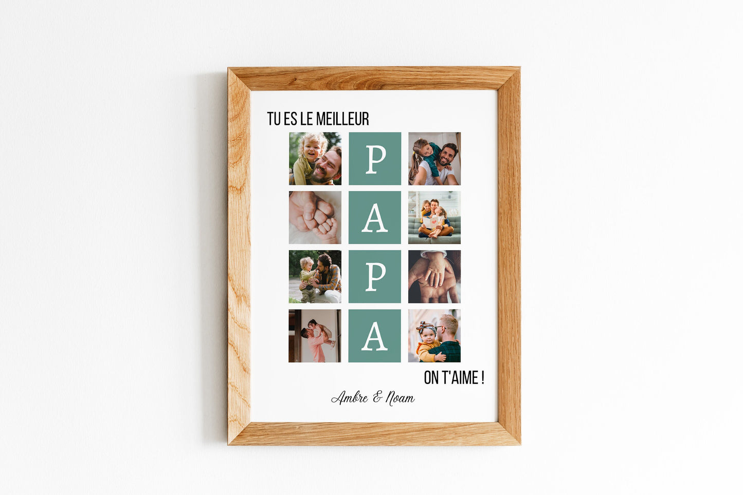 Affiche personnalisée papa