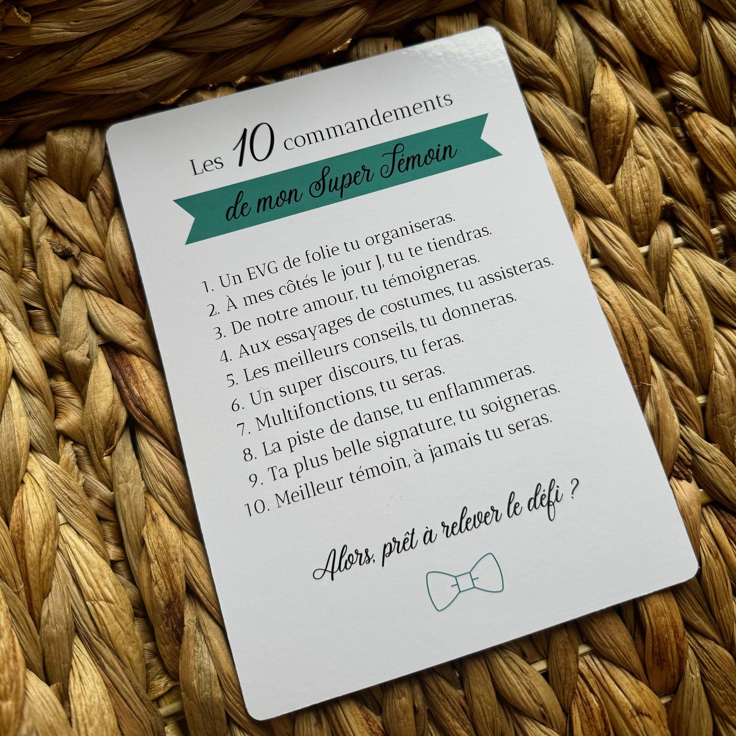 Cartes 10 commandements témoin - demande témoin mariage homme, demande témoin mariage femme