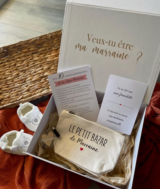Box Cadeau Marraine - Demande Marraine Originale & Personnalisée