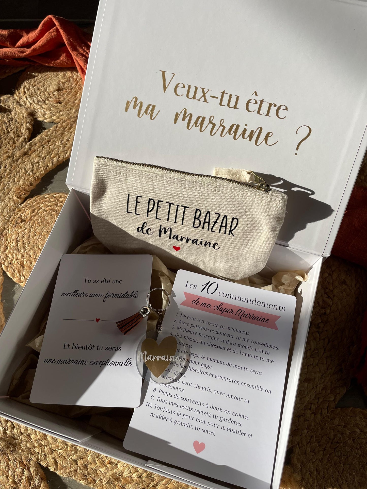 Box Cadeau Marraine - Demande Marraine Originale & Personnalisée