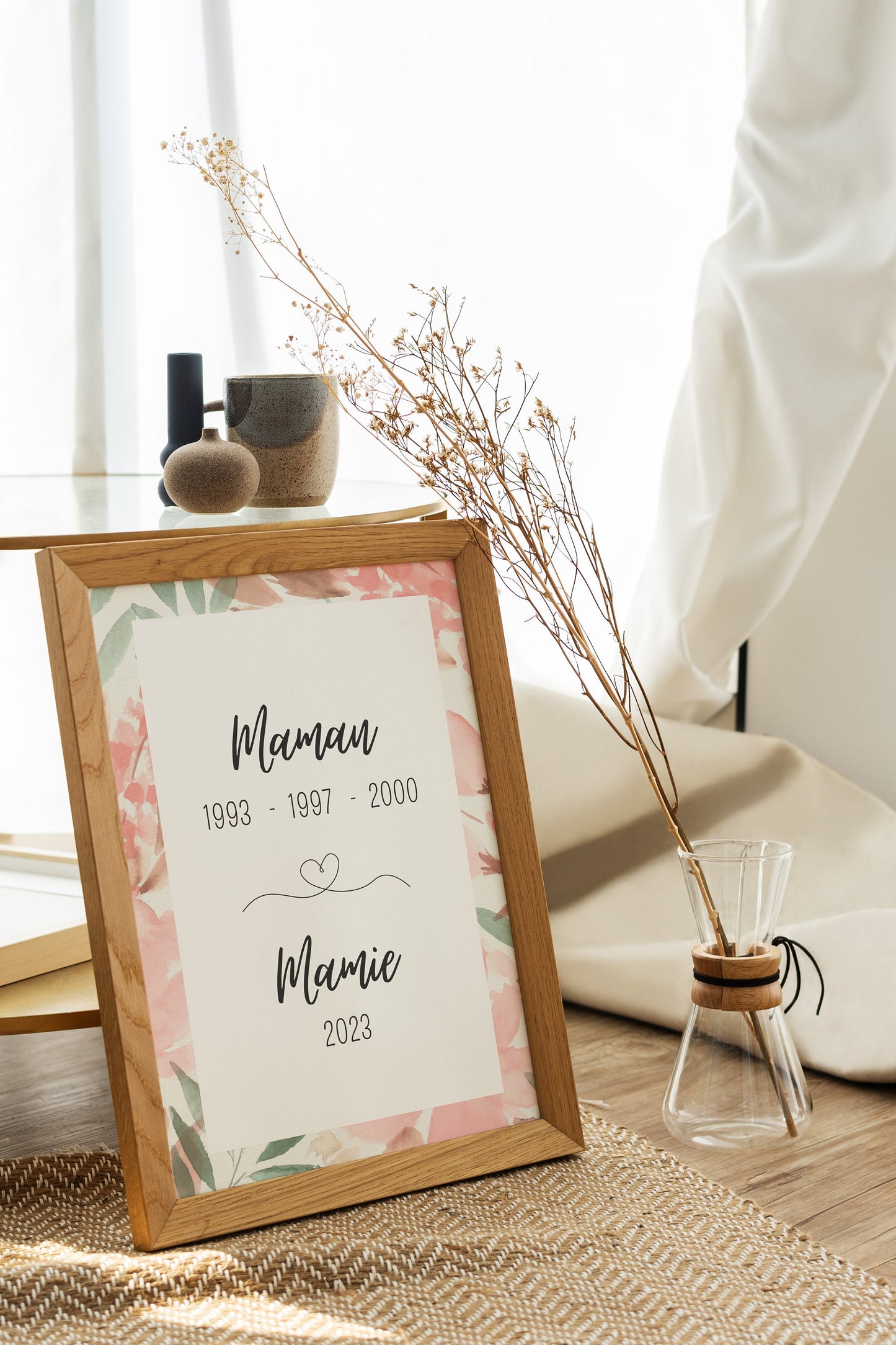 Affiche dates mamie, annonce grossesse mamie