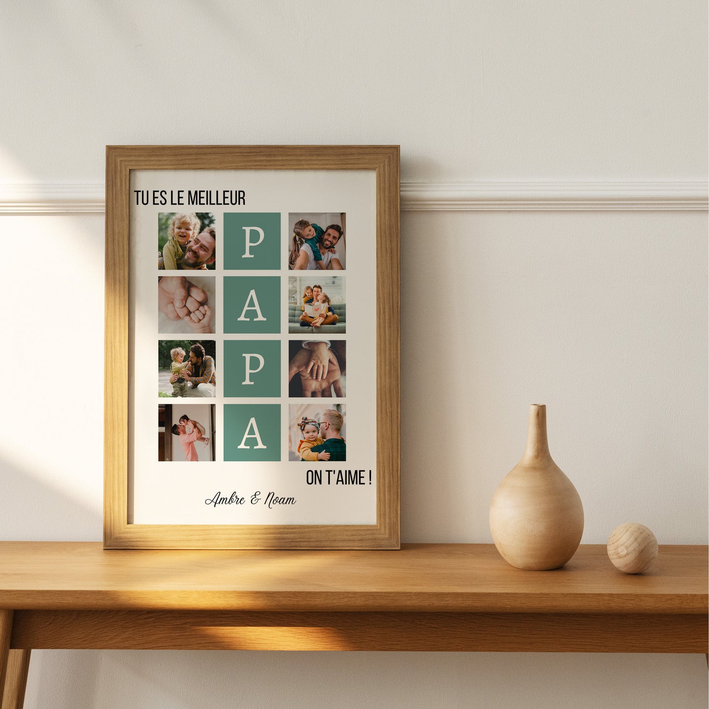 Affiche personnalisée papa