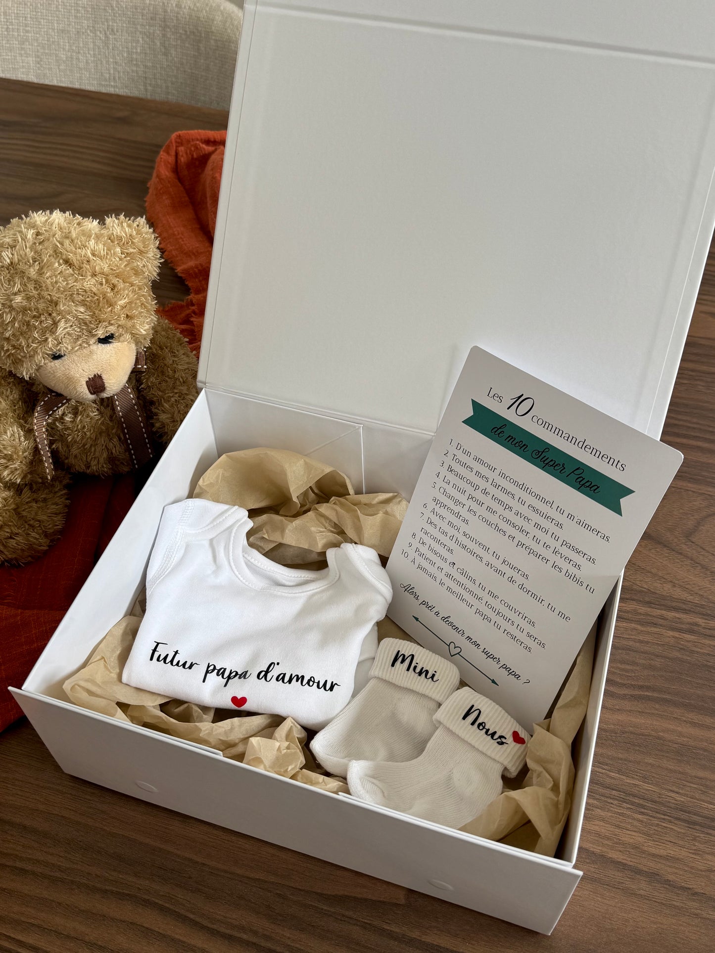Box annonce grossesse papa - Cadeau futur papa - Idée originale annonce bébé