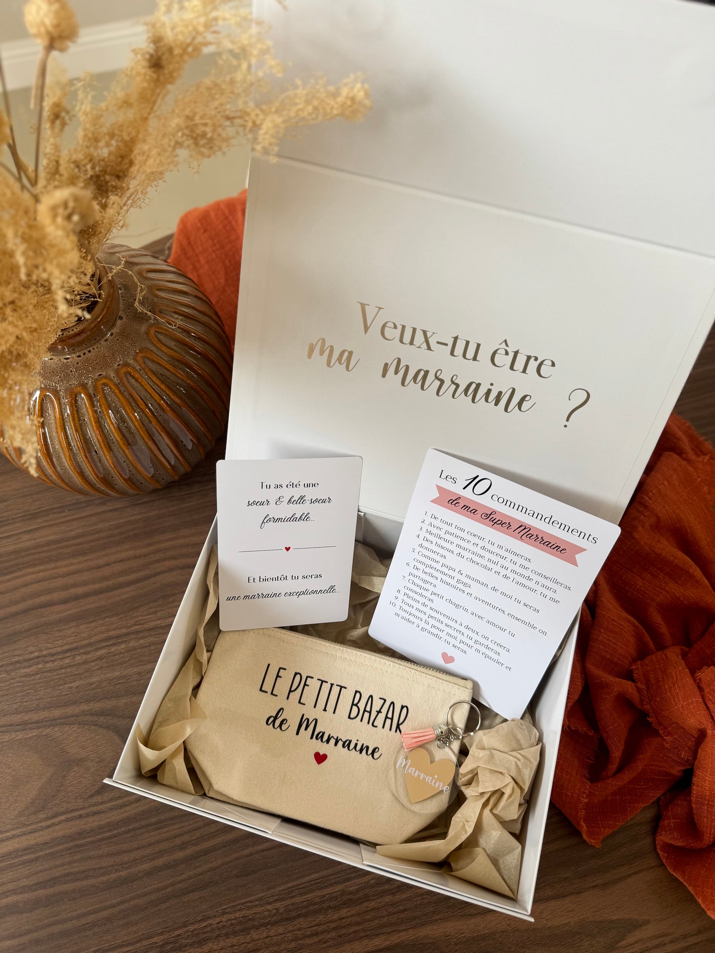 Box Cadeau Marraine - Demande Marraine Originale & Personnalisée