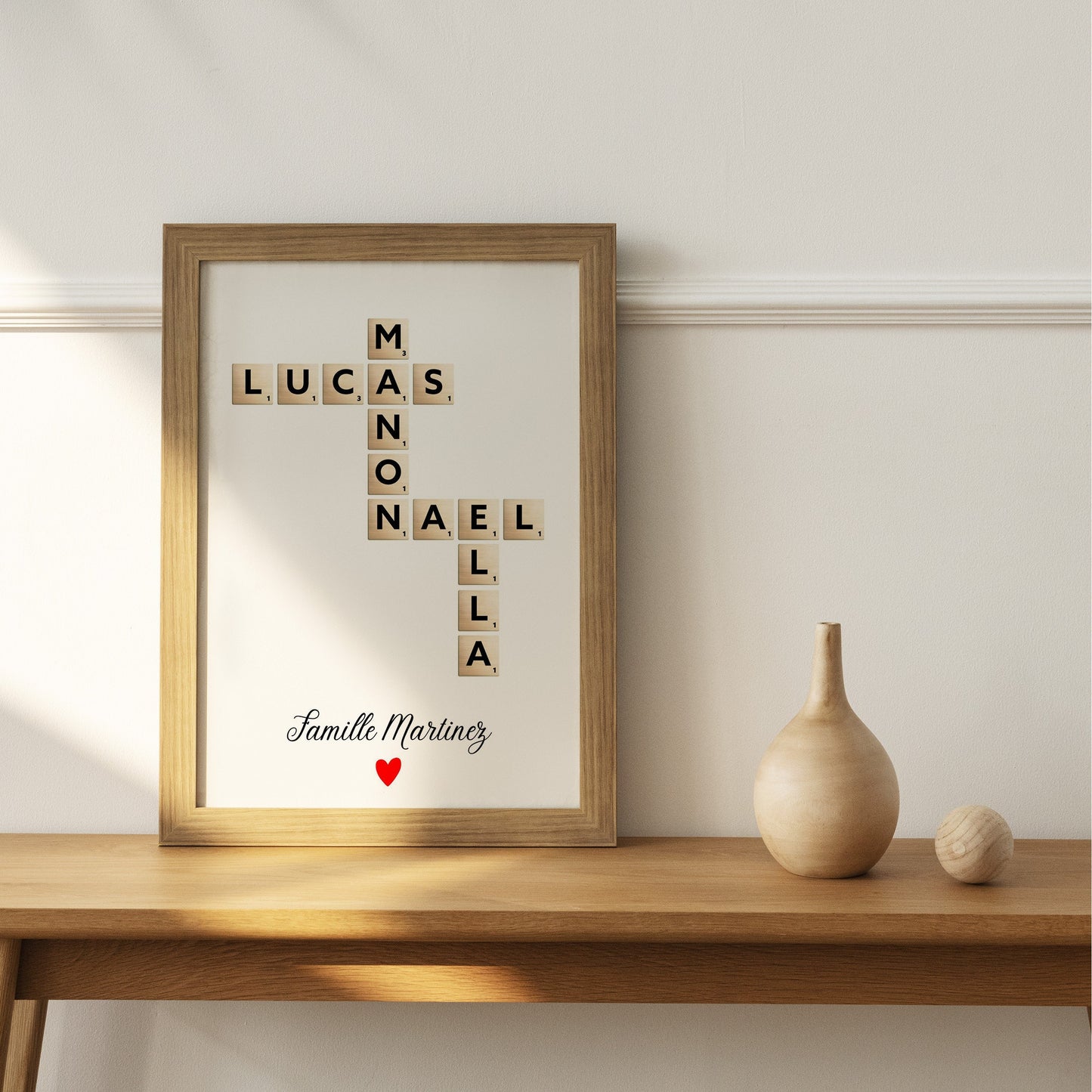 Affiche famille personnalisée
