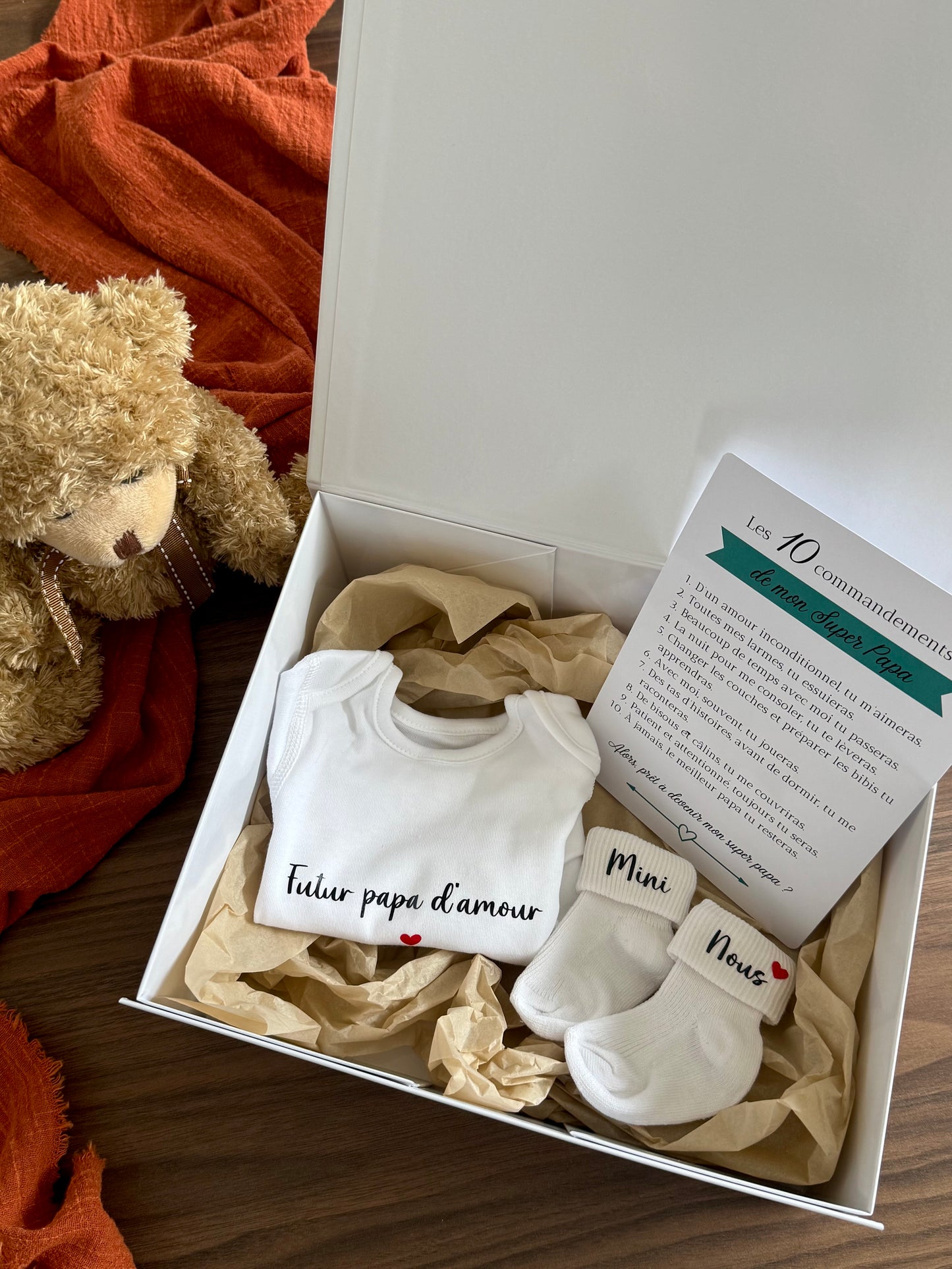 Box annonce grossesse papa - Cadeau futur papa - Idée originale annonce bébé