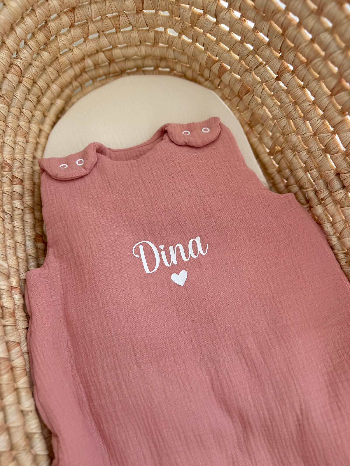 Gigoteuse Bébé Personnalisée en Gaze de Coton - Gigoteuse prénom
